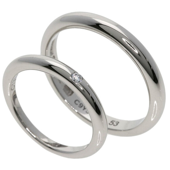 BVLGARI Platinum Diamond Ring #53 - Picture 1 of 11